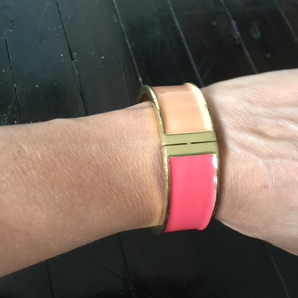 Jewelry - Coral and Gold Cuff Bracelet
